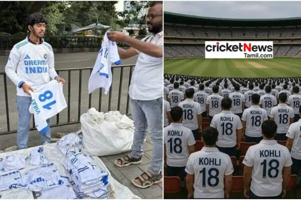 பெங்களூரு வீதிகளில் கோலி மயம்! டெஸ்ட் ஓய்வுக்குப் பின் எண் 18 ஜெர்சி பேச்சாக மாறியது!